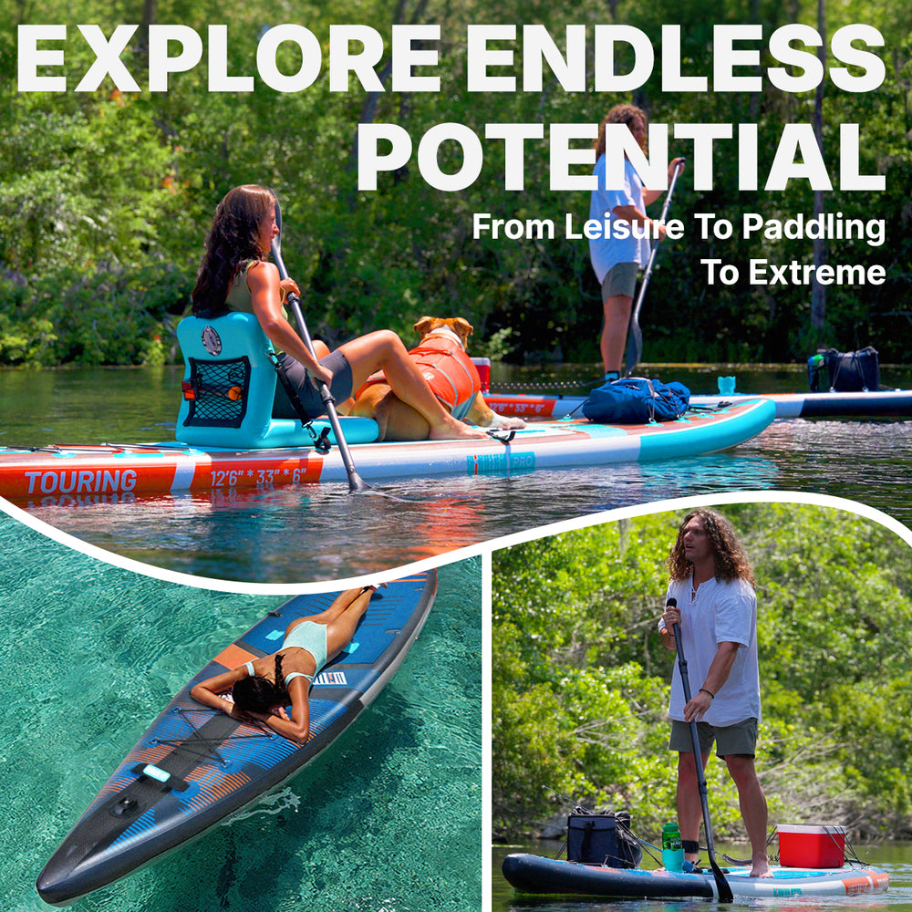 Niphean Pro Touring 12'6" Inflatable Stand Up Paddle Board Set