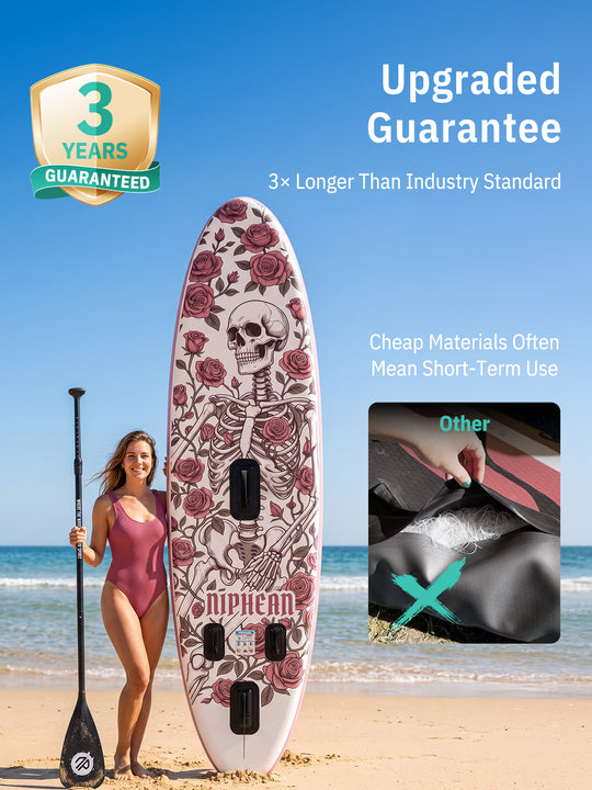 Niphean Halloween Limited Edition All-Round 10'6" Inflatable Stand Up Paddle Board Set - Rose Pink