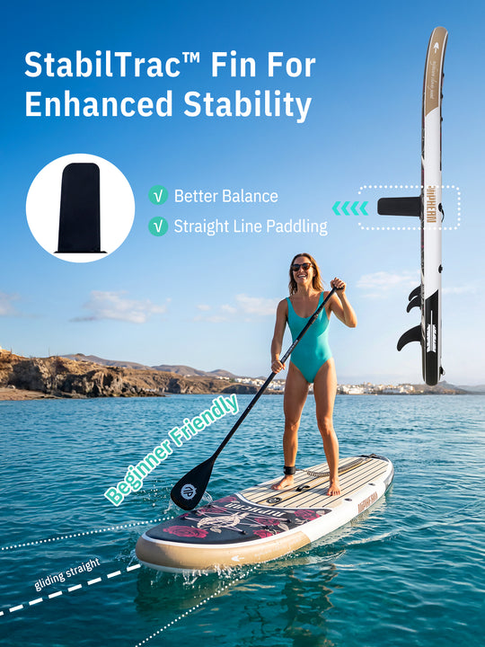 Niphean Halloween Limited Edition All-Round 10'6" Inflatable Stand Up Paddle Board Set - Rose Black
