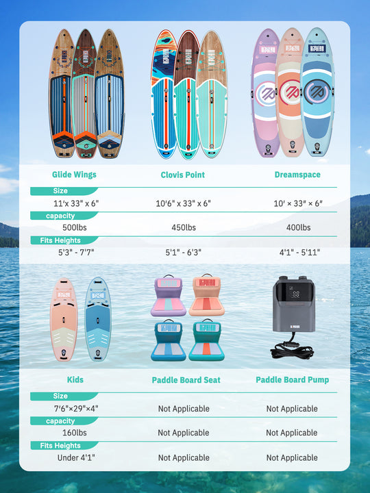 Niphean Halloween Limited Edition All-Round 10'6" Inflatable Stand Up Paddle Board Set - Rose Pink