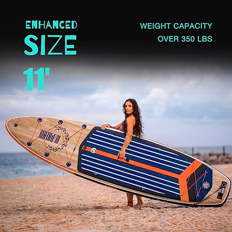 Niphean 11’’ Inflatable Stand Up Paddle Board 001A with SUP Accessories