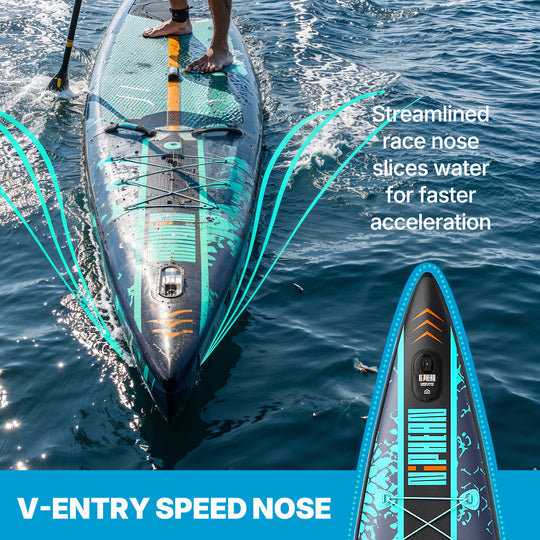 Niphean Pro Racing 14' Inflatable Stand Up Paddle Board Set