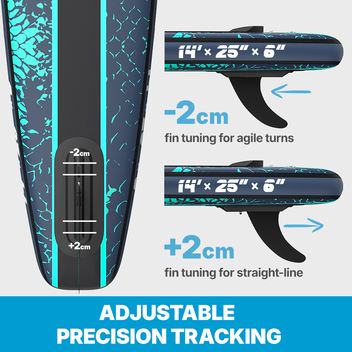 Niphean Pro Racing 14' Inflatable SUP – Speed & Performance