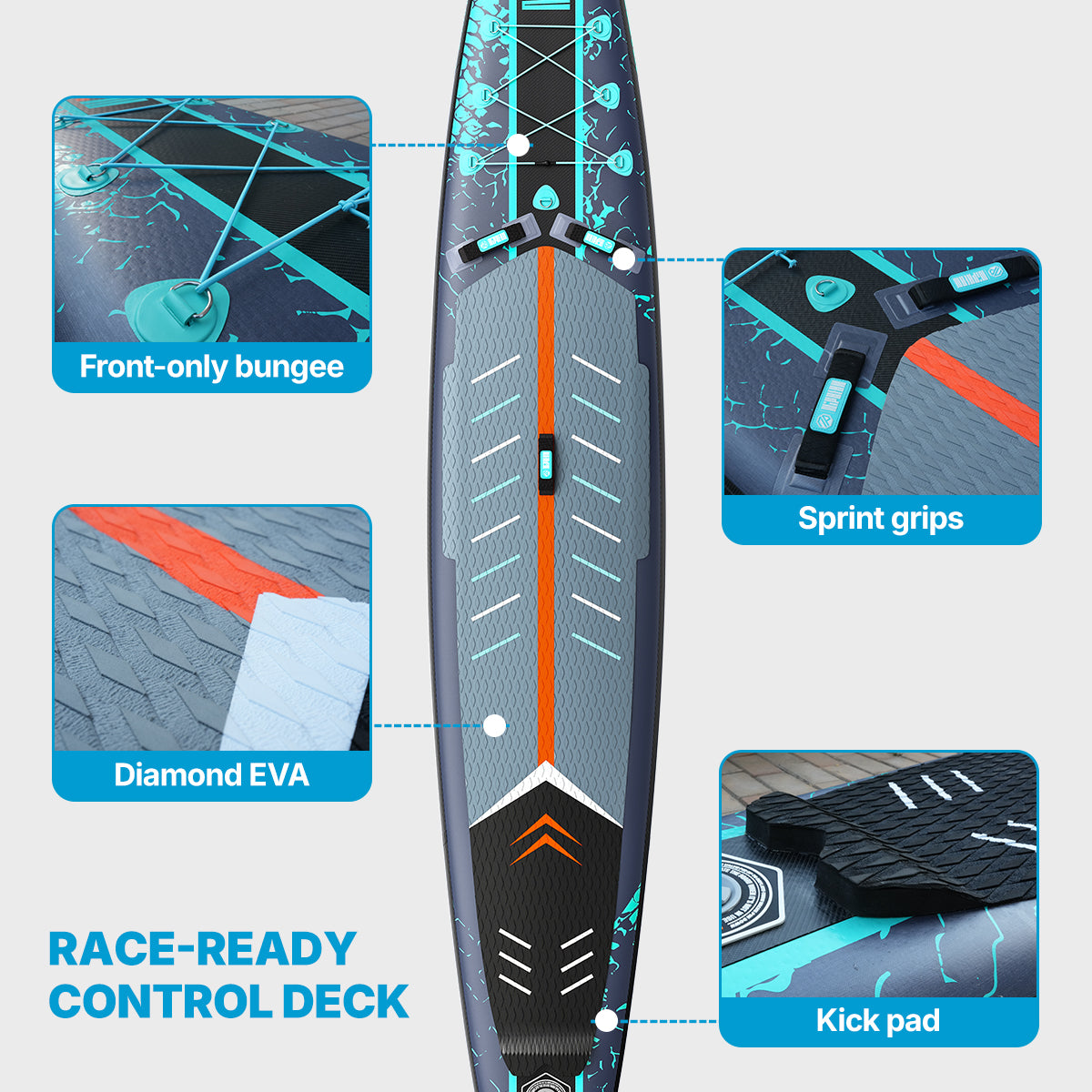 Niphean Pro Racing 14' Inflatable SUP – Speed & Performance