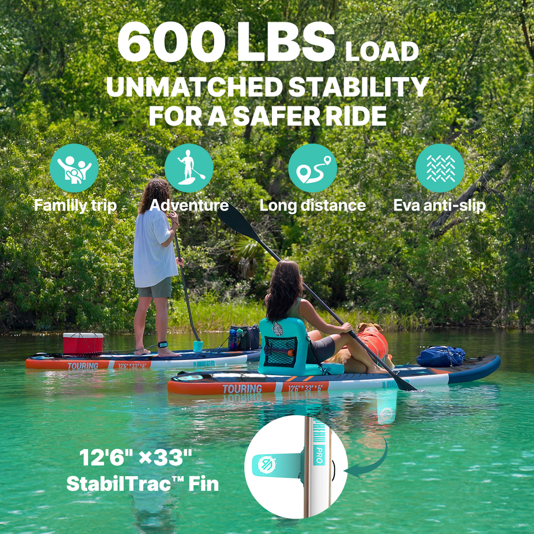 Niphean Pro Touring 12'6" Inflatable Stand Up Paddle Board Set