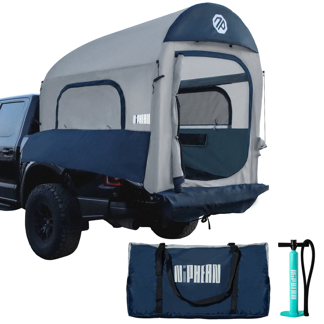 tent bed Niphean Truck Bed Tent – Waterproof, Easy Setup for 5.5ft-8ft Truck Beds