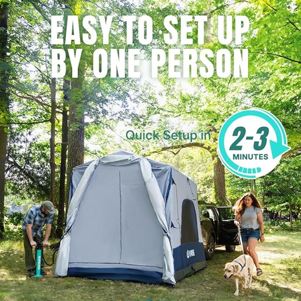 easy to put up tents Niphean Inflatable Tent – Waterproof & Windproof Glamping Tent, Easy Setup